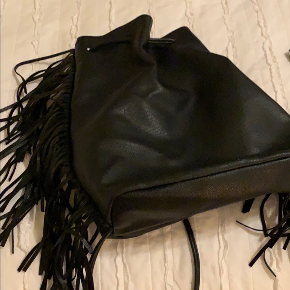 Victoria secret fringe backpack